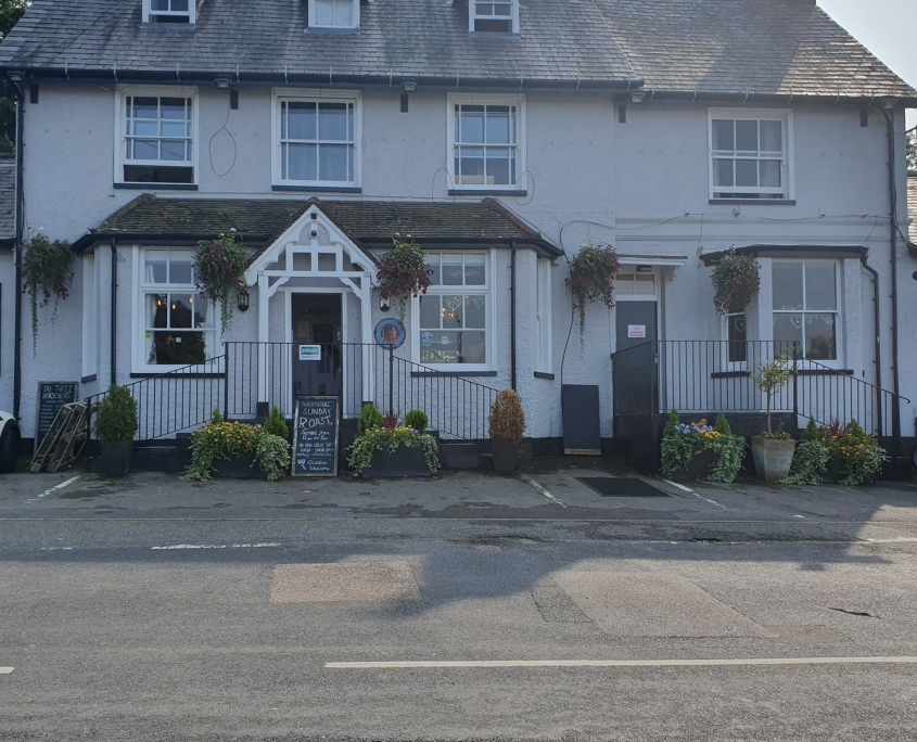 outside of a pub